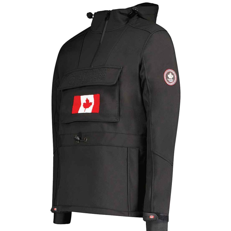 Homme Canadian Peak Coquille Souple | Tokano Rpt Bs Cp Black Men 005