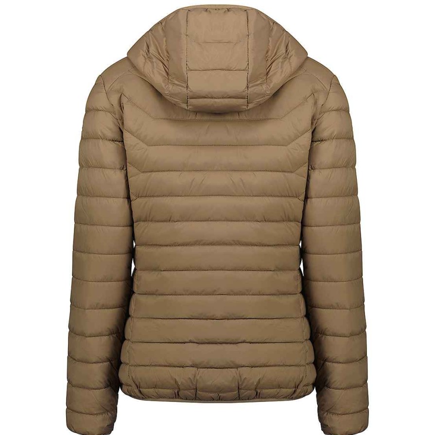 Femme Canadian Peak Blouson | Astonicheak Hood Taupe Lady 054