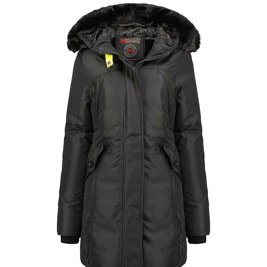 Femme Canadian Peak Parka | Cherimai Black Rm Lady 021