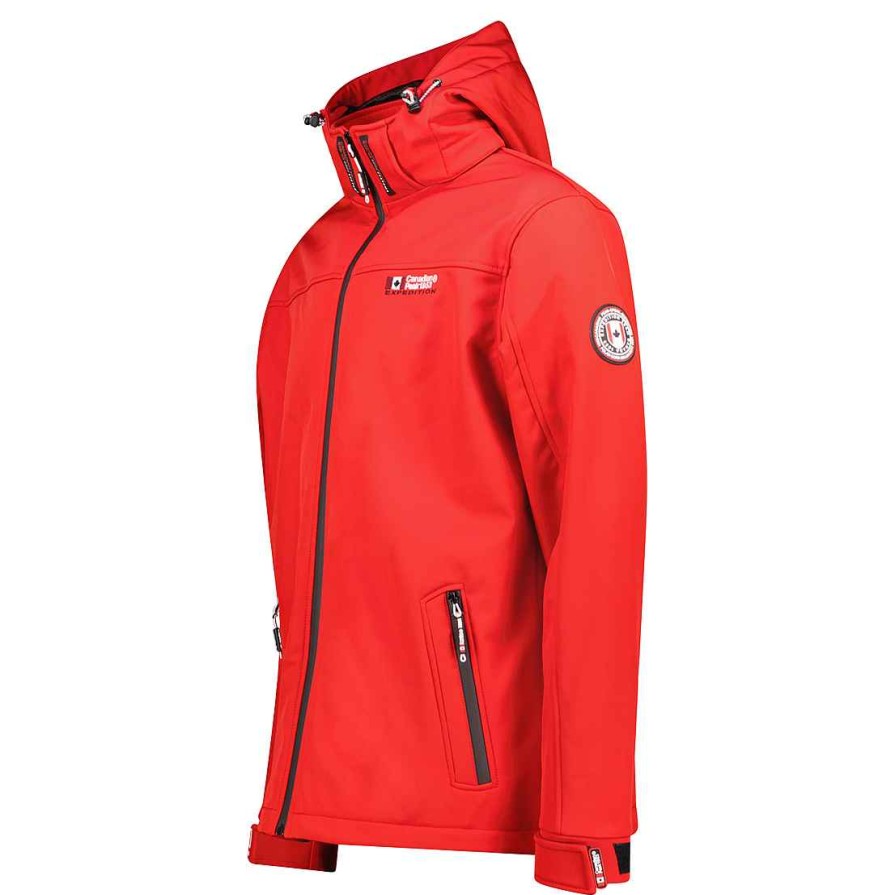 Homme Canadian Peak Coquille Souple | Takeneak Red Rm Men 009