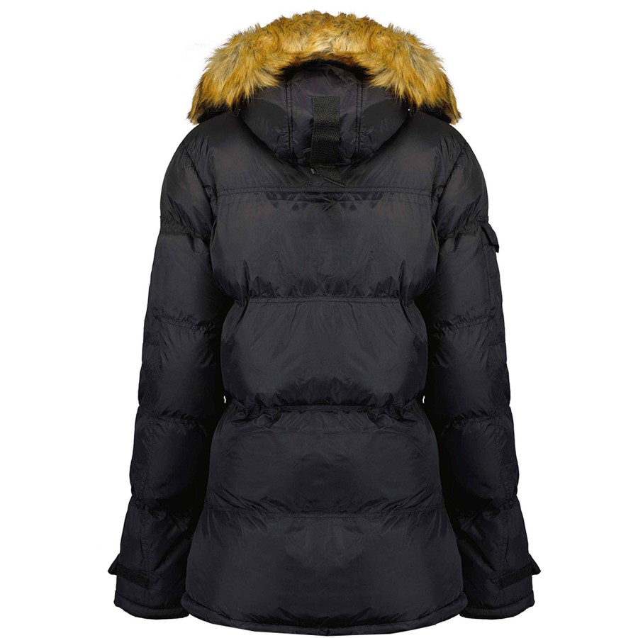 Femme Canadian Peak Parka | Bukka Black Cp Rm Lady 021