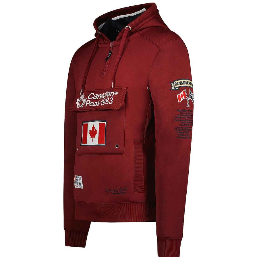 Homme Canadian Peak Transpirer | Galapagos Ass C Bordeaux Men 054