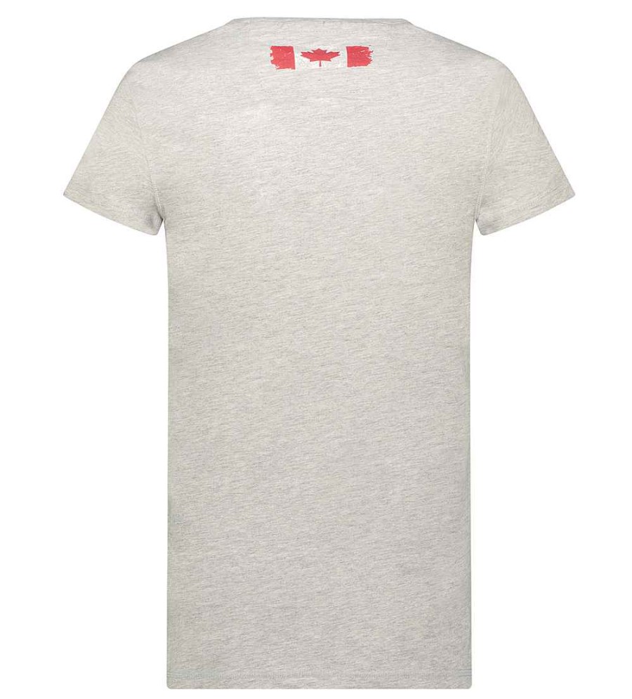 Homme Canadian Peak T-Shirt | Jetchupeak Bgrey Rm Men 235