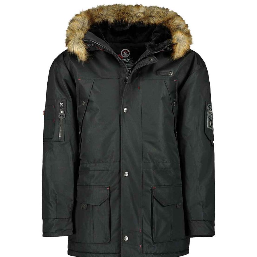 Femme Canadian Peak Parka | Airstop Black Lady 054