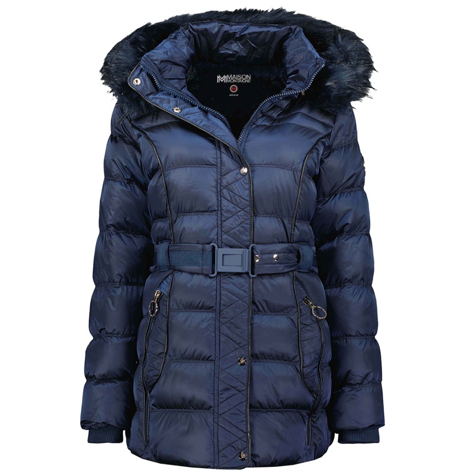 Femme Canadian Peak Parka | Aimeraumai Navy Rm Lady 070