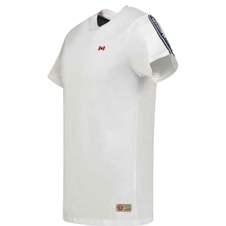 Homme Canadian Peak T-Shirt | Javengeak White Rm Men 249