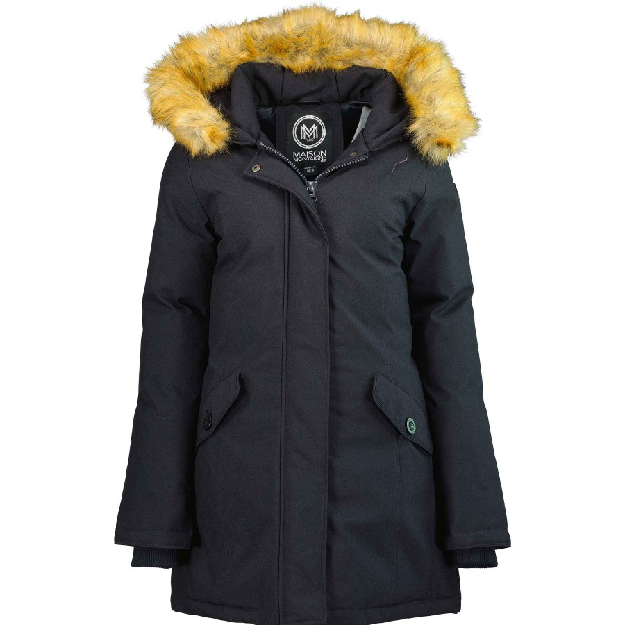 Femme Canadian Peak Parka | Dinamai Black Mt Lady 001