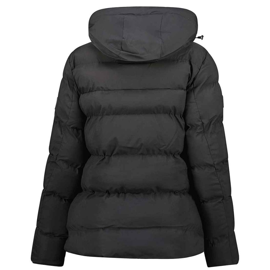 Femme Canadian Peak Parka | Cachoteak Lady Rm Bs Black Lady 001