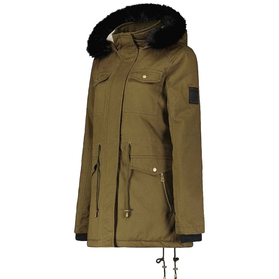 Femme Canadian Peak Parka | Celemai Kaki Mt Lady 056