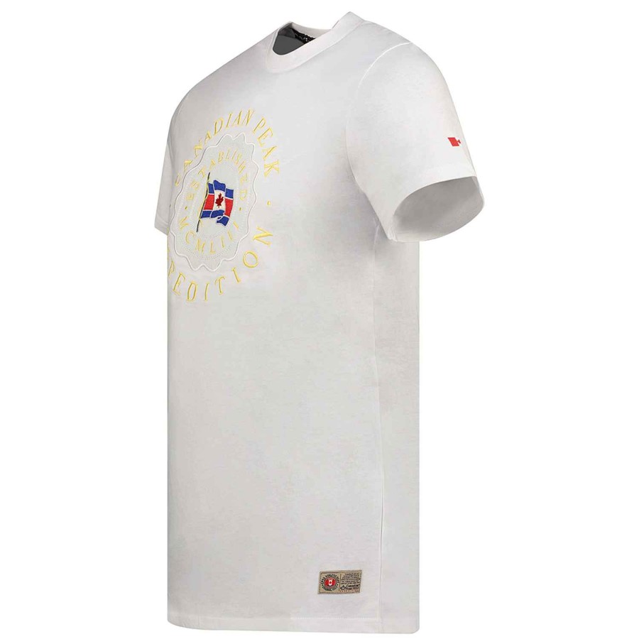 Homme Canadian Peak T-Shirt | Joeak White Rm Men 235