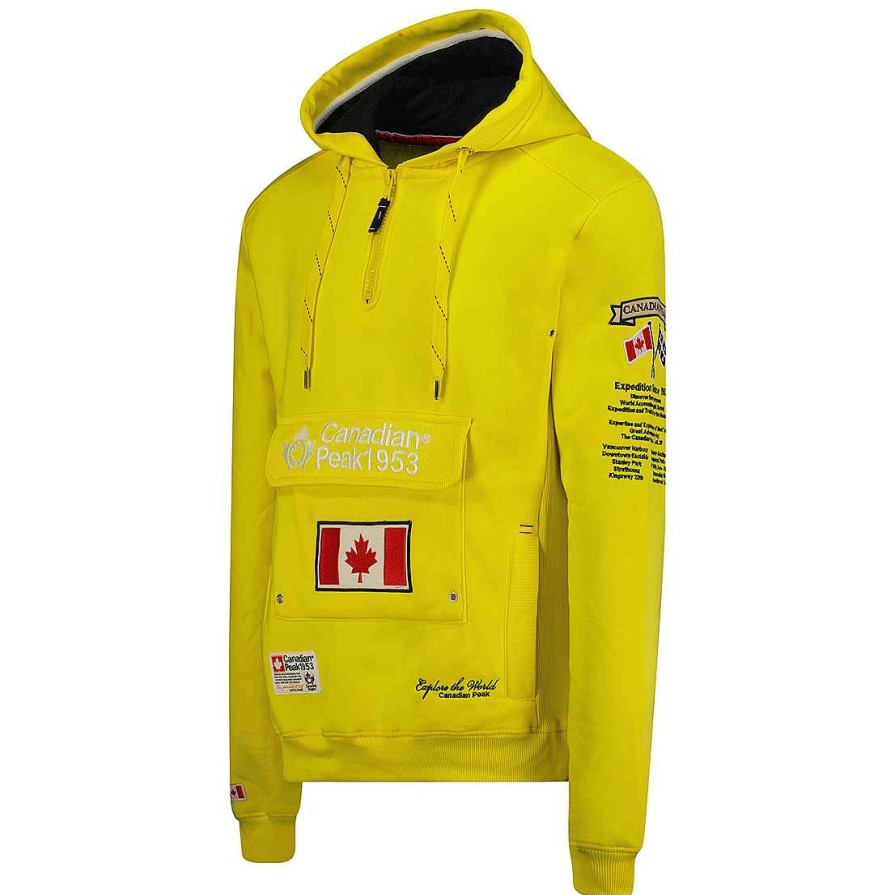 Homme Canadian Peak Transpirer | Galapagos Flash Yellow Cp Men 054 Pop