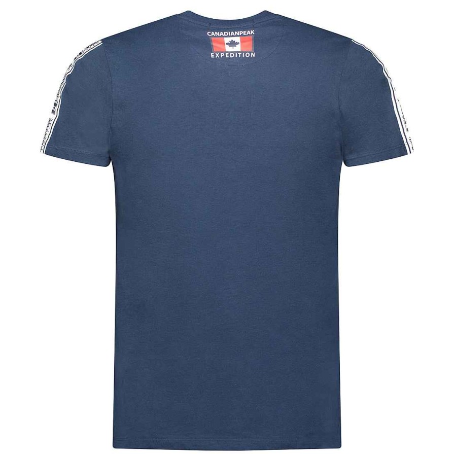 Homme Canadian Peak T-Shirt | Javengeak Navy Rm Men 249