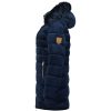 Femme Canadian Peak Parka | Bilomai Long Navy Rm Lady 001