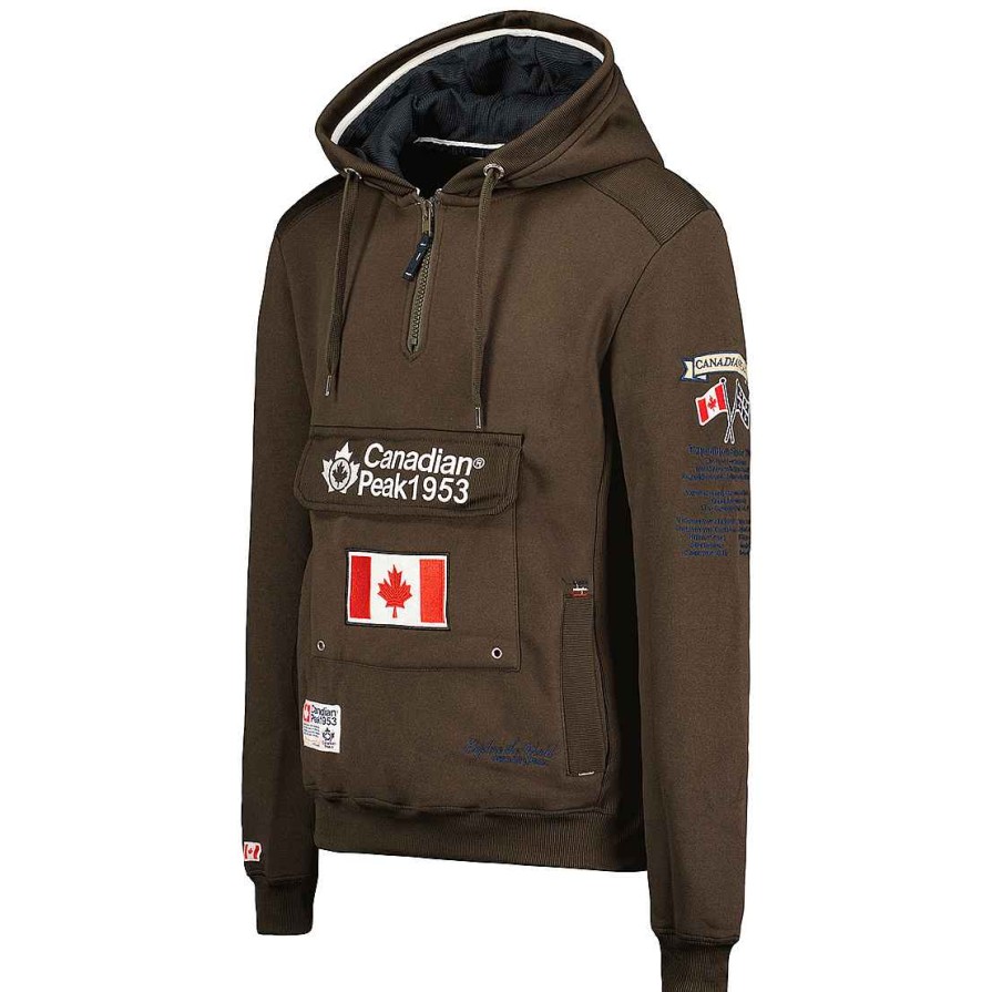 Homme Canadian Peak Transpirer | Galapagos Brown Cp Men 054 Pop