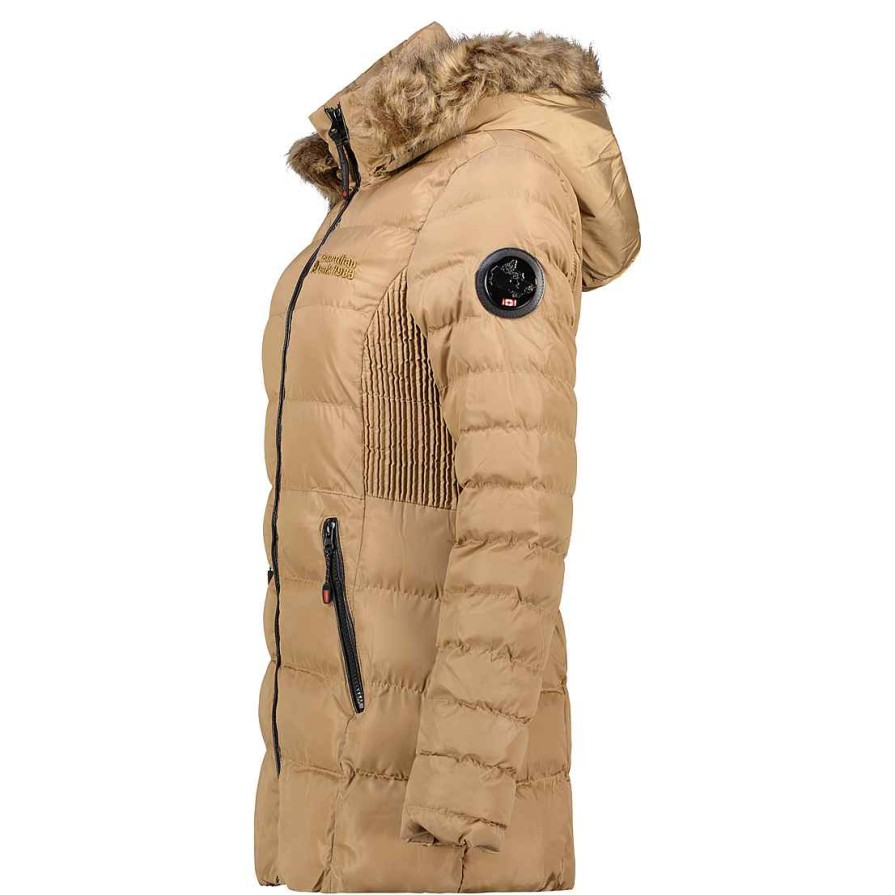 Femme Canadian Peak Parka | Anieseak Taupe Bs Lady 045