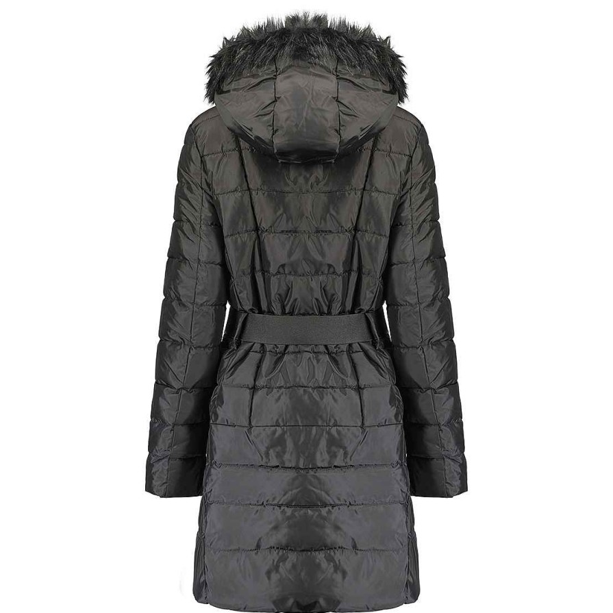 Femme Canadian Peak Parka | Anemoneak Black Lady 045