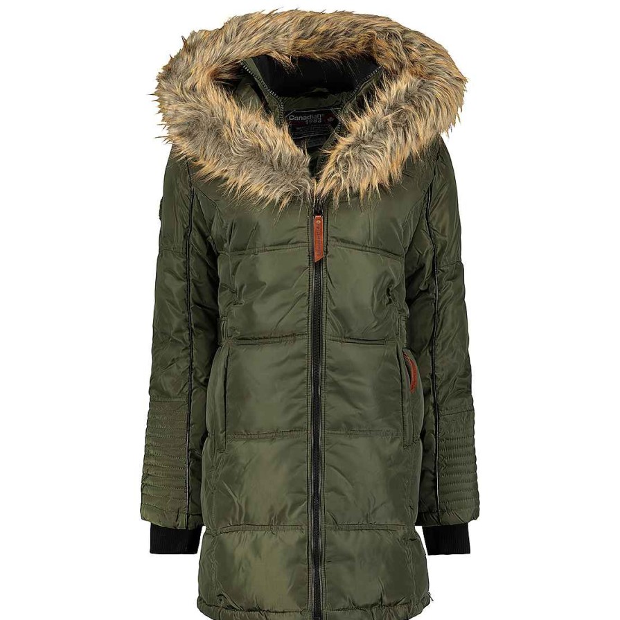 Femme Canadian Peak Parka | Beauty Kaki Rm Lady 021