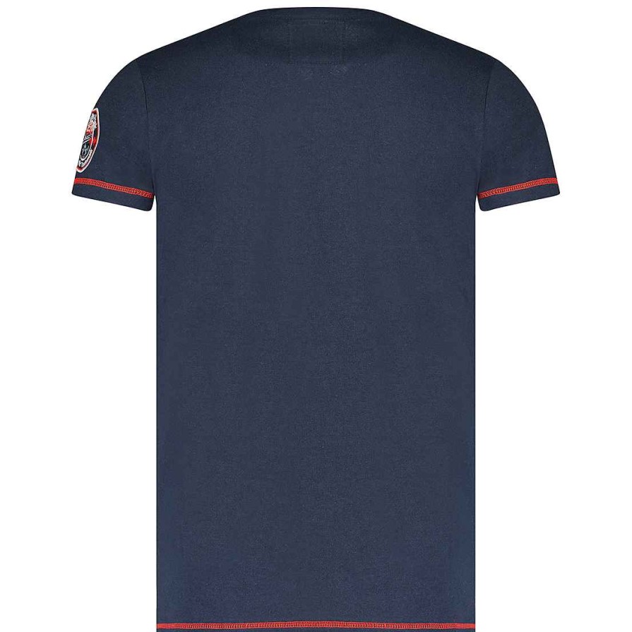 Homme Canadian Peak T-Shirt | Janado Ss Navy Men Bs Cp100