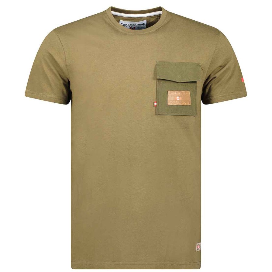 Homme Canadian Peak T-Shirt | Josseak Kaki Rm Men 235