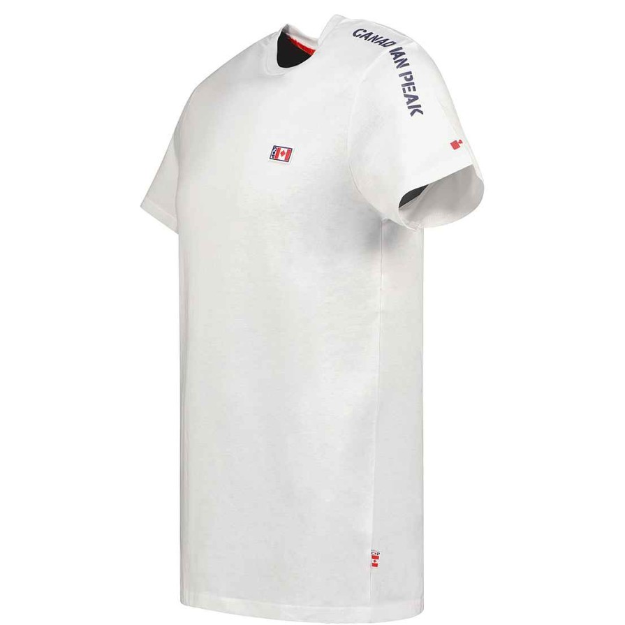 Homme Canadian Peak T-Shirt | Jaredeak White Rm Men 235