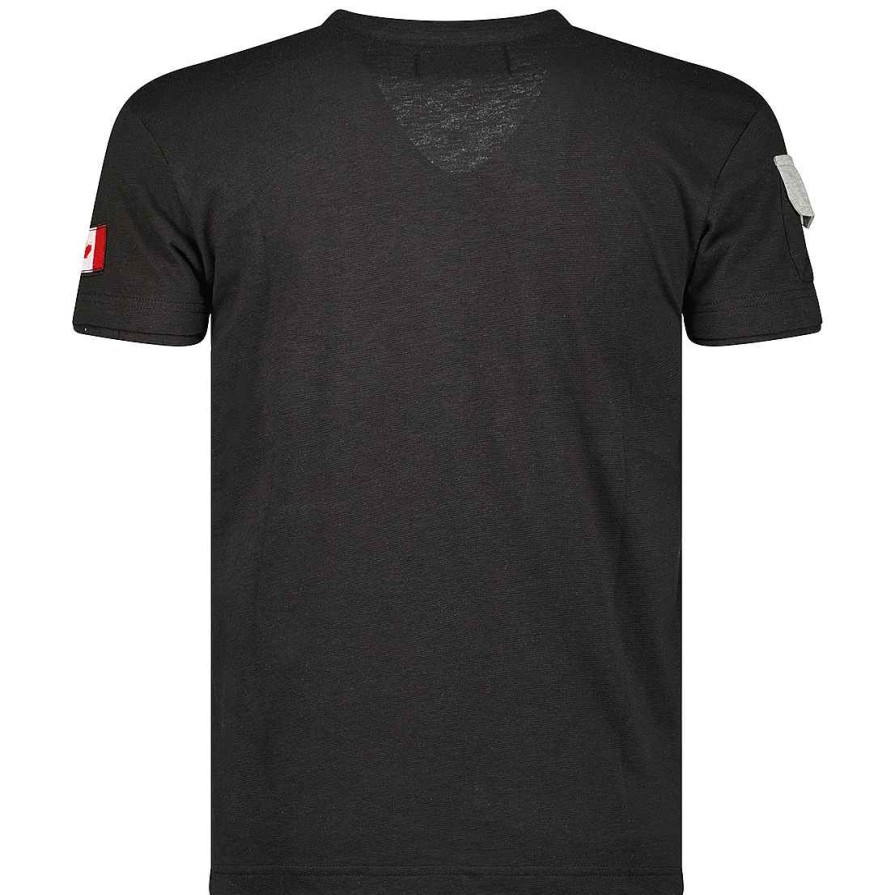 Homme Canadian Peak T-Shirt | Jipeak Ss Bs Cp Black Men 100