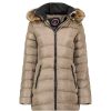 Femme Canadian Peak Parka | Anieseak Taupe Rm Lady 048