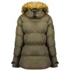 Femme Canadian Peak Parka | Bukka Kaki Cp Rm Lady 021