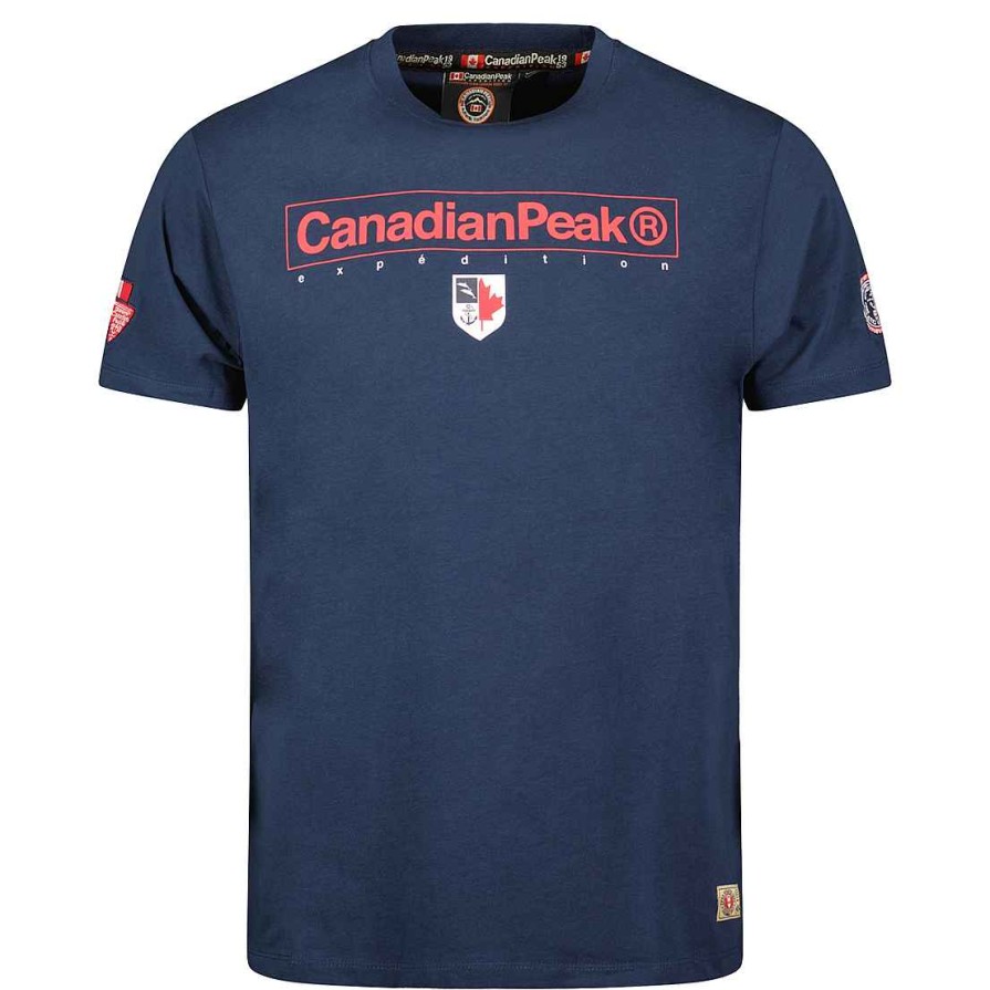 Homme Canadian Peak T-Shirt | Jotruneak Navy Rm Men 249