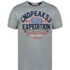 Homme Canadian Peak T-Shirt | Jermaniteak Grey Rm Men 207