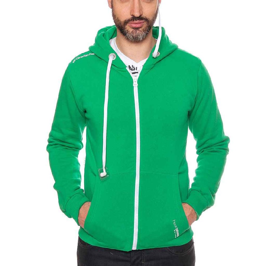 Homme Canadian Peak Transpirer | Fantasio Men Green 100 With Headphone