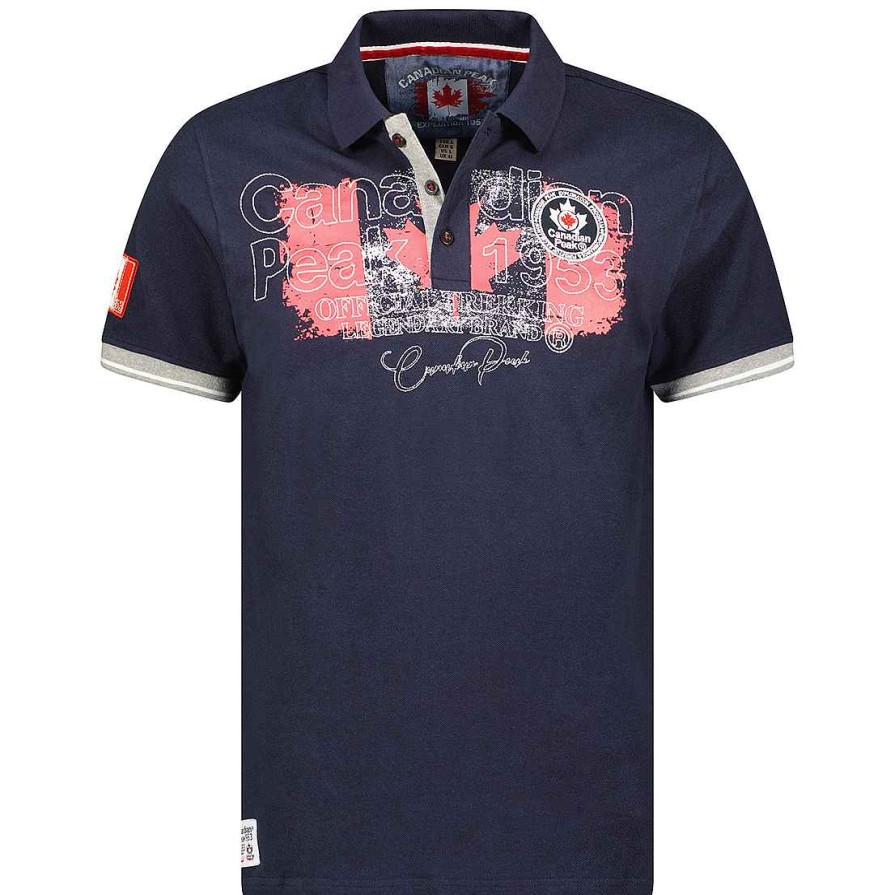 Homme Canadian Peak Polo | Kutteak Navy Rm Men 419