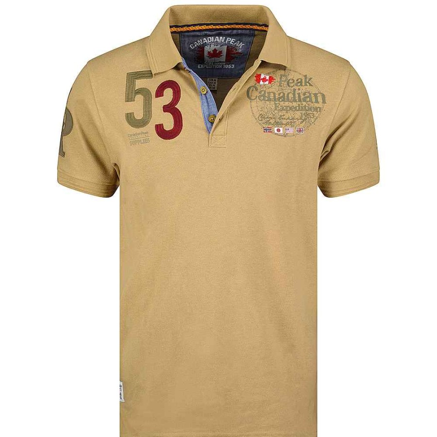 Homme Canadian Peak Polo | Kelaneak Beige Rm Men 419