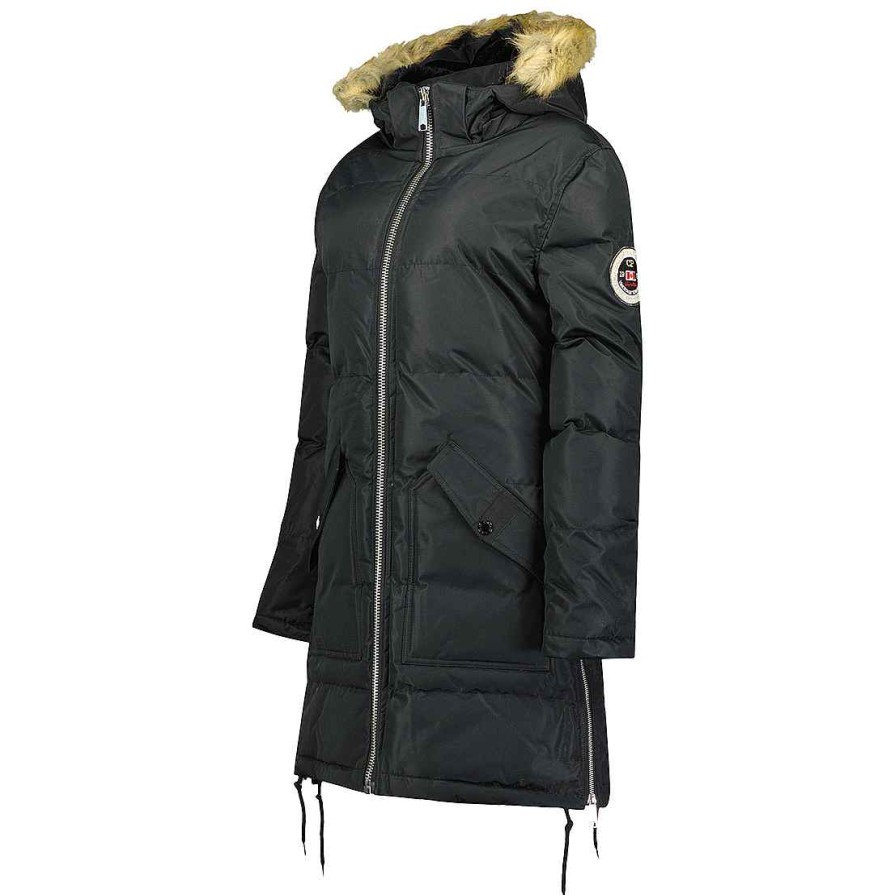 Femme Canadian Peak Parka | Canelleak Black Bs Cp Lady 001