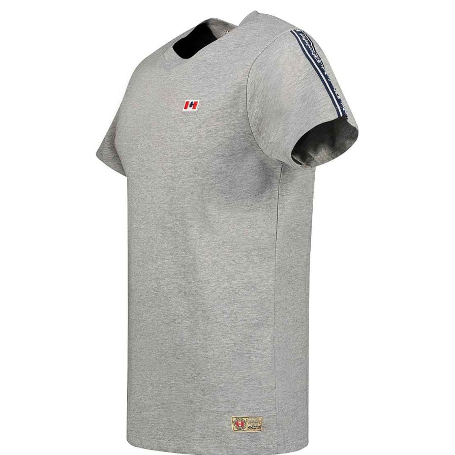 Homme Canadian Peak T-Shirt | Javengeak Bgrey Rm Men 249