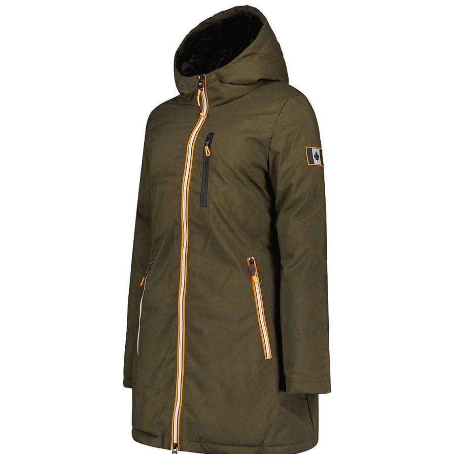 Femme Canadian Peak Parka | Cassimineak Kaki Rm Lady 001