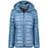 Femme Canadian Peak Blouson | Annemai Hood Mt Washed Blue Lady 096