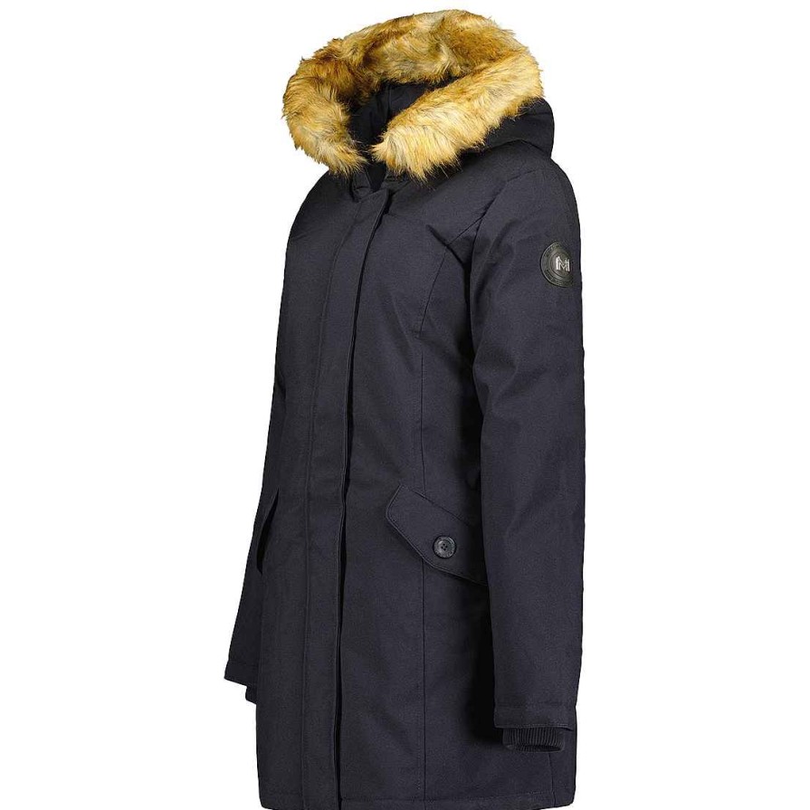 Femme Canadian Peak Parka | Dinamai Navy Mt Lady 001