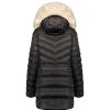 Femme Canadian Peak Parka | Destineak Black Lady 070