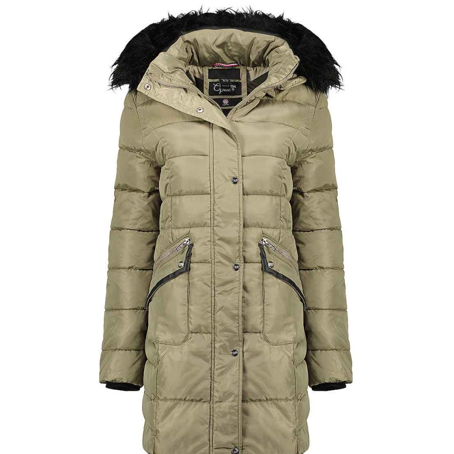 Femme Canadian Peak Parka | Bijouxeak Taupe Cp Lady 054