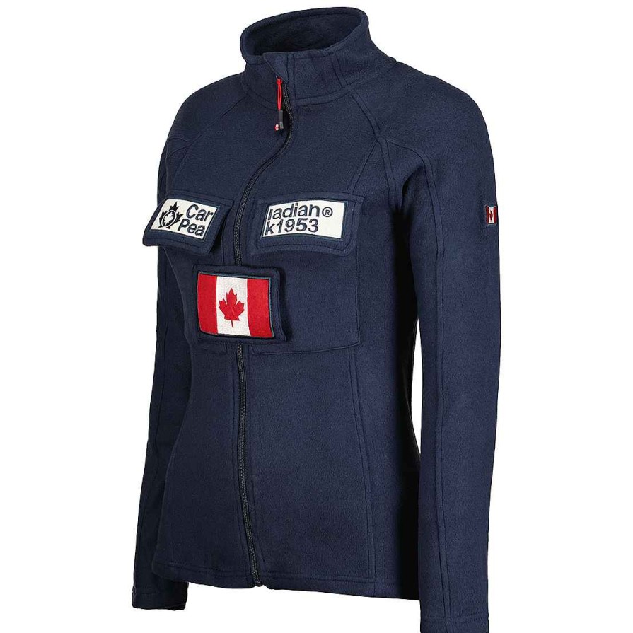 Femme Canadian Peak Polaire | Tantouneak Fz Navy Rm Lady 235