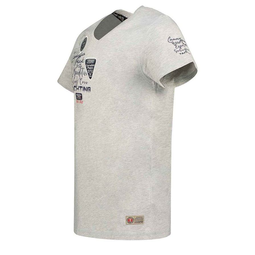 Homme Canadian Peak T-Shirt | Jademoreak Bgrey Rm Men 235