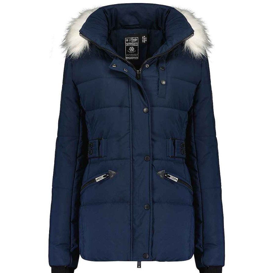 Femme Canadian Peak Parka | Chestereak Navy Lady 092