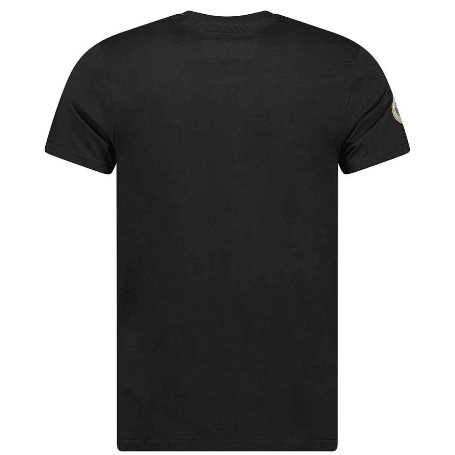 Homme Canadian Peak T-Shirt | Jitcheneak Black Rm Men 235