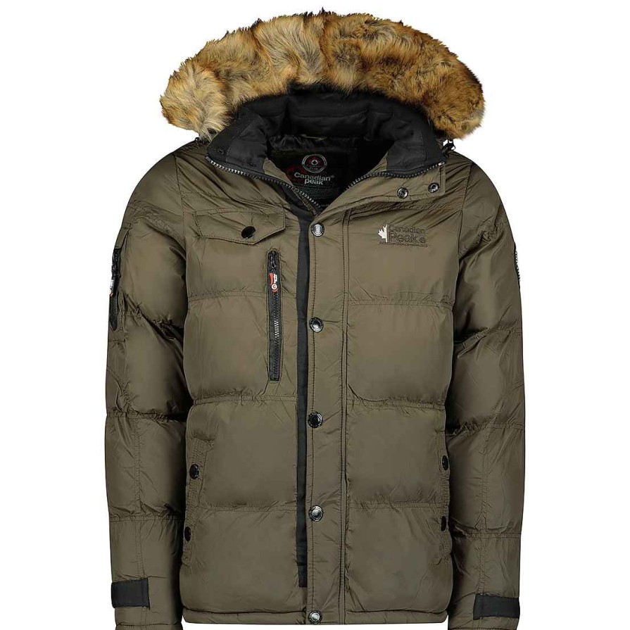 Homme Canadian Peak Parka | Bukkateak Kaki Cp Rm Men 021