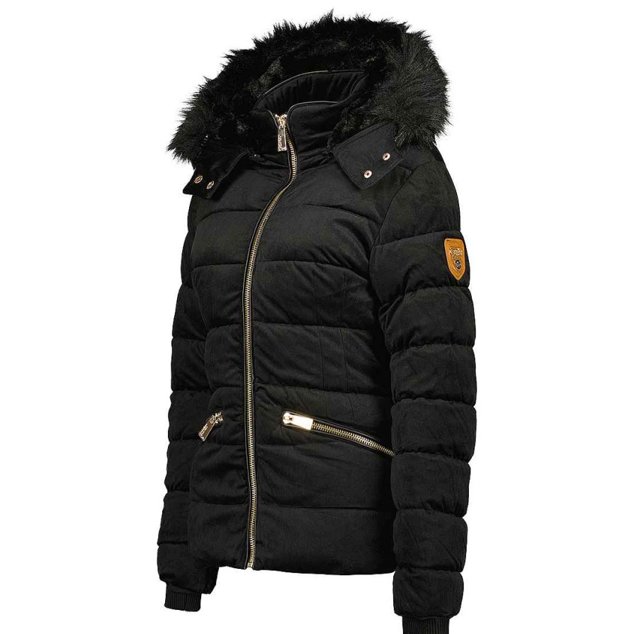 Femme Canadian Peak Parka | Biloveak Short Black Rm Cp Lady 001