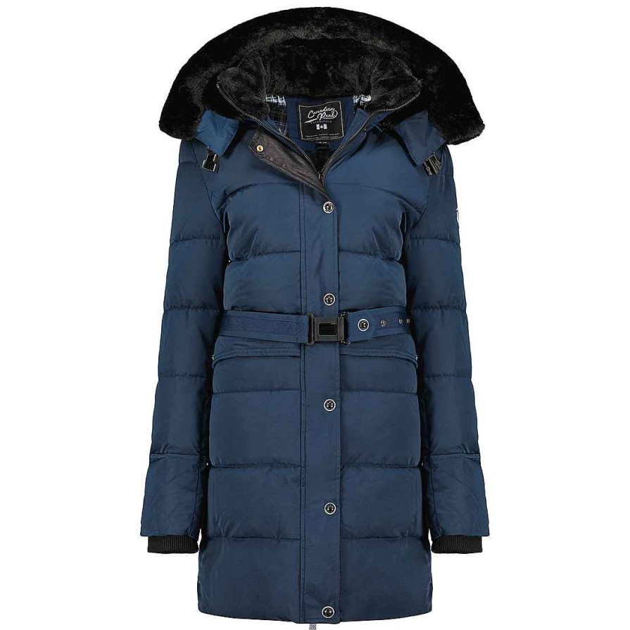 Femme Canadian Peak Parka | Bettineak Navy Rm Bs Lady 054