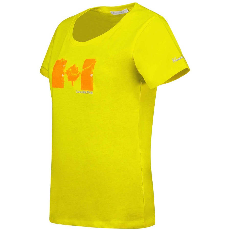 Femme Canadian Peak T-Shirt | Jonquilleak Lemon Rm Lady 204