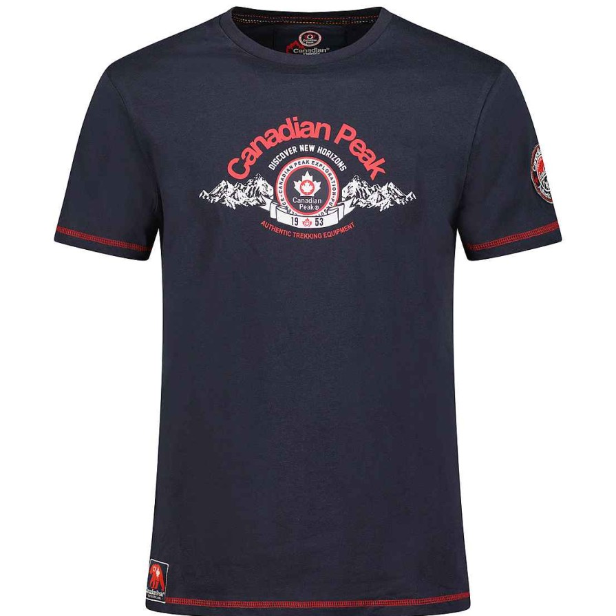 Homme Canadian Peak T-Shirt | Janado Navy Rm Cp Men 254