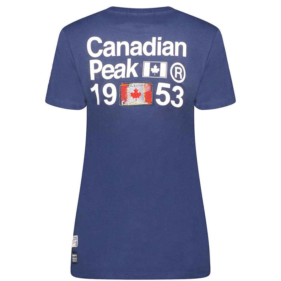 Femme Canadian Peak T-Shirt | Jarofeak Navy Lady Rm 235