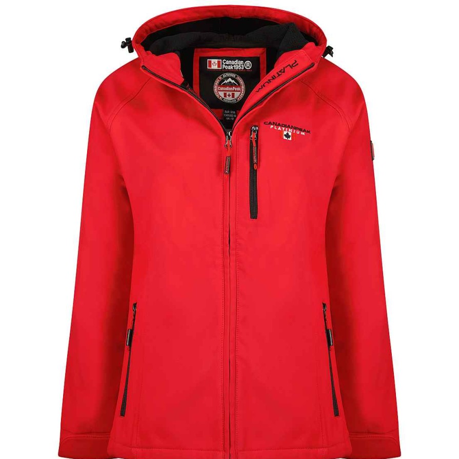 Femme Canadian Peak Coquille Souple | Tacereak Red Rm Lady 250